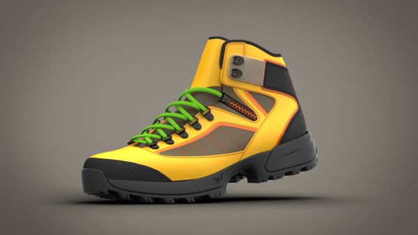 Vizualizace boty navržené v softwaru Delcam ShoeMaker Pro. Foto: Delcam