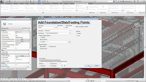 Autodesk Point Layout propojí CAD/BIM data s totální stanicí. Zdroj: Autodesk