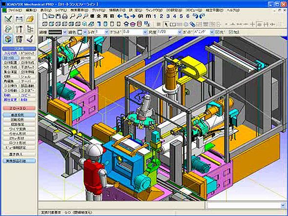 Fujitsu se chlubí, že jeho strojařský 3D CAD dokáže velmi rychle pracovat s obrovskými sestavami dílů. Zdroj: Fujitsu