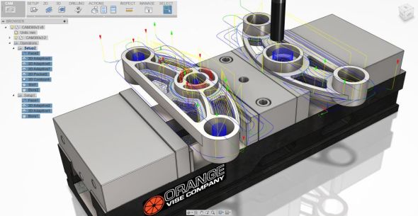 Cloudový Fusion 360 zdědil CAM nástroje po aplikaci HSMWorks. Zdroj: Autodesk