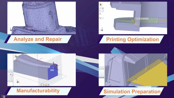 SpaceClaim Engineer je v posledních letech propagován jako CAD vhodný pro přípravu modelů ke 3D tisku. Zdroj: SpaceClaim Corp.