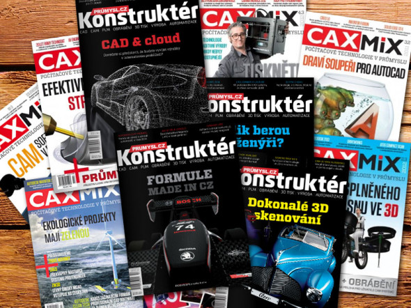 Časopis Konstruktér a web Konstrukter.cz navazují na oblíbený magazín CAXMIX.
