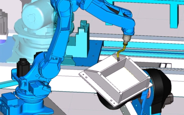 Tecnomatix 12 posílí pokročilé programovací funkce robotů. Foto: Siemens PLM Software