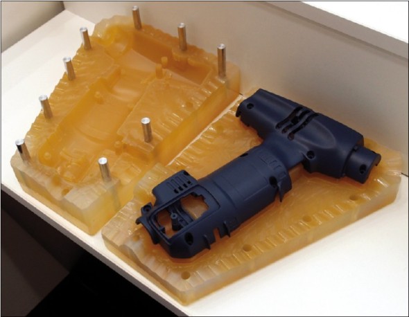 Model postavený ve 3D tiskárně lze použít pro vytvoření silikonové formy, ze které odlijete celou sérii takových výrobků