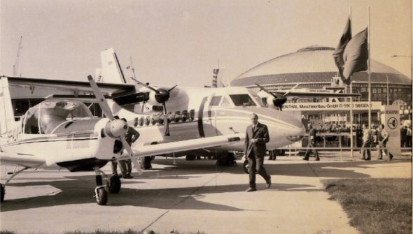 Turbovrtulový dopravní letoun L 410 M Turbolet byl v roce 1978 společným exponátem uherskohradišťského Letu a VÚZL z Prahy.