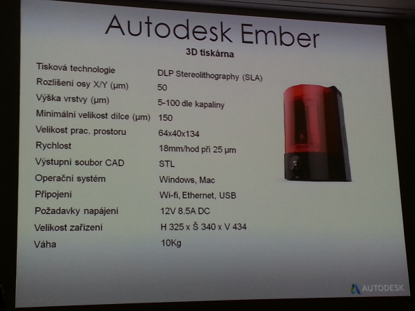 Technické parametry 3D tiskárny Ember umožňují vytisknout prstýnek s vysokou přesností za devadesát minut. Foto: Marek Pagáč
