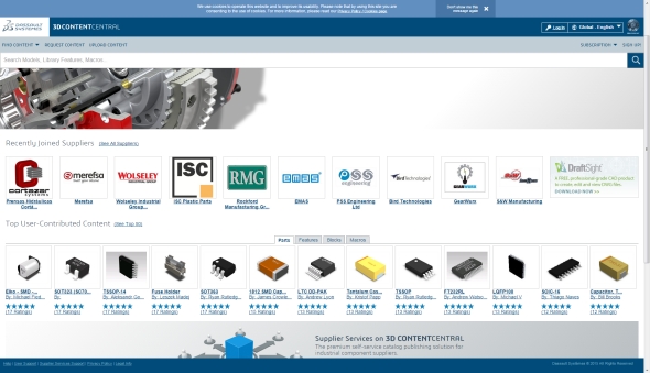 On-line katalog 3D ContentCentral modernizoval vzhled.