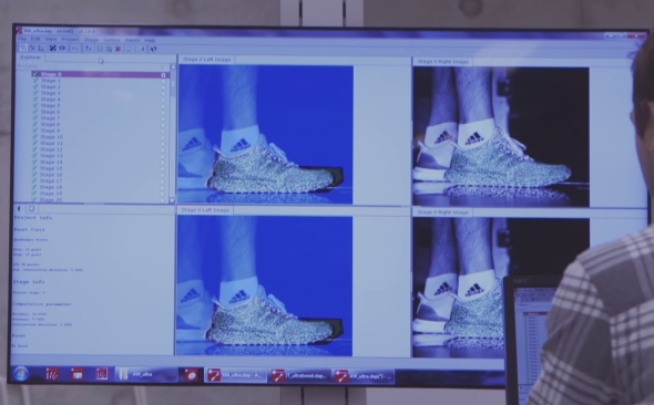 Neskenovaná data použila společnost Adidas k vývoji nové běžecké obuvi.