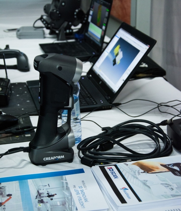 Oddělení 3D skenování společnosti SolidVision otevře dveře 15. října 2015 ve svém sídle.