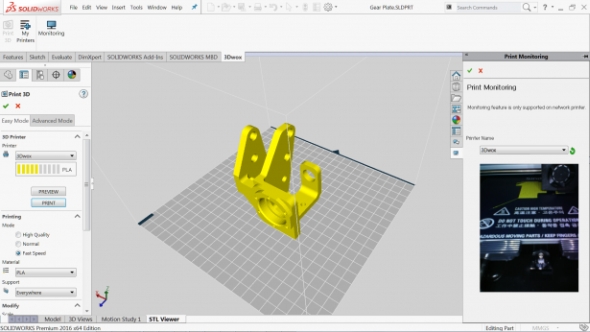 Na integraci nástrojů pro 3D tisk do SolidWorksu se podílela společnost Sindoh