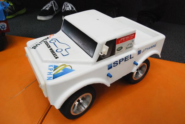 Vítězný model v soutěži Land Rover ve školách