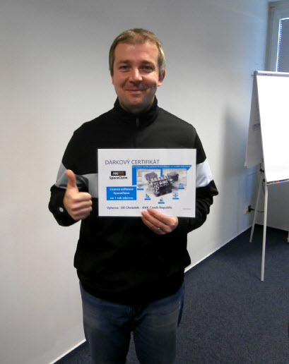 Jiří Chrástek vyhrál jednoroční licenci pro užívání CAD/CAM řešení SpaceClaim