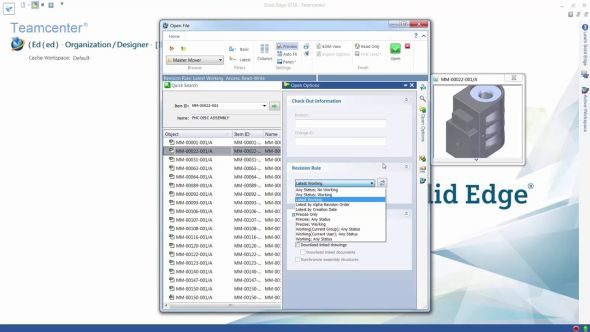 Vylepšená funkce integrovaného softwaru Teamcenter umožní pracovat v režimu offline. Foto: Siemens PLM Software